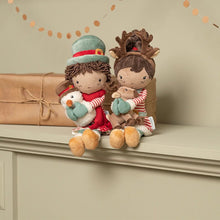 Afbeelding in Gallery-weergave laden, Little Dutch knuffelpop Jake Kerstmis 35 cm - LD4567
