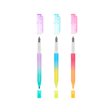 Afbeelding in Gallery-weergave laden, Ooly – Writer’s Duo 2 in 1 Fountain Pens + Highlighters, vulpen met markeerstift
