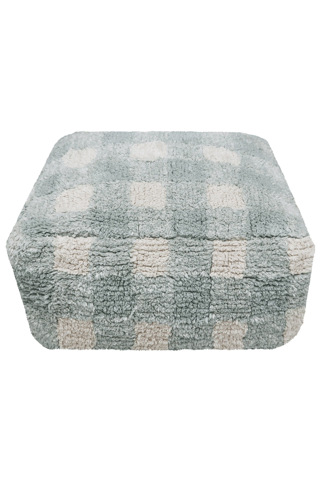 Lorena Canals poef pouf - Vichy Blue Sage