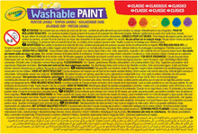 Afbeelding in Gallery-weergave laden, Crayola wasbare vingerverf set 6 stuks - klassieke kleuren
