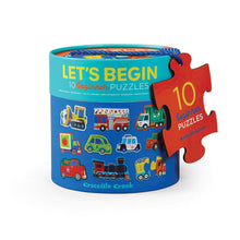 Afbeelding in Gallery-weergave laden, Crocodile Creek Let&#39;s Begin puzzel 2 stukjes - Voertuigen

