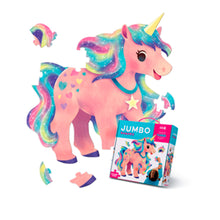Afbeelding in Gallery-weergave laden, Crocodile Creek Jumbo puzzel 4+ Eenhoorn Unicorn - 48 stukjes
