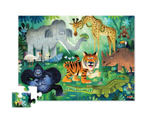 Afbeelding in Gallery-weergave laden, Crocodile Creek vormenpuzzel 3+ Wild Kingdom - 36 stukjes
