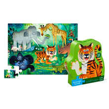 Afbeelding in Gallery-weergave laden, Crocodile Creek vormenpuzzel 3+ Wild Kingdom - 36 stukjes
