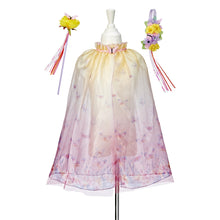 Afbeelding in Gallery-weergave laden, Souza for Kids verkleedset Danae Vlinder cape + haarband + toverstaf, 5-7  jaar - 101194
