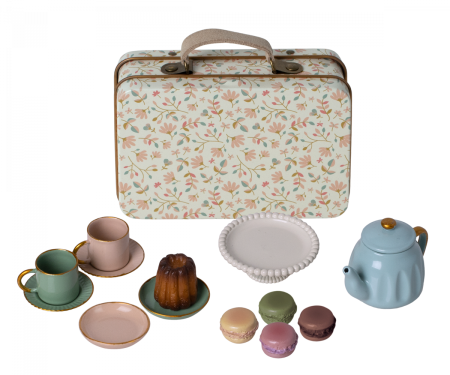Maileg Afternoon tea set Merle - theeset met macarons  11-3110-02