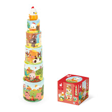Afbeelding in Gallery-weergave laden, Janod Boerderij – Stapeltoren Kip - J03310
