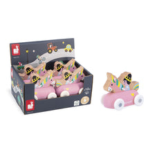 Afbeelding in Gallery-weergave laden, Janod Crossroads – houten wagen Prinsessenmobiel - J05921

