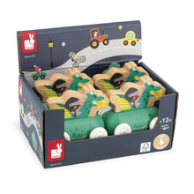Afbeelding in Gallery-weergave laden, Janod Crossroads – houten wagen Drakenauto - J05924
