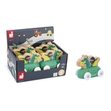 Afbeelding in Gallery-weergave laden, Janod Crossroads – houten wagen Drakenauto - J05924
