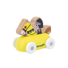 Afbeelding in Gallery-weergave laden, Janod Crossroads – houten wagen Ridder mobiel - J05925
