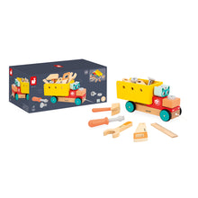 Afbeelding in Gallery-weergave laden, Janod Brico’kids – houten vrachtwagen - J06451
