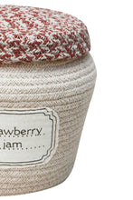 Afbeelding in Gallery-weergave laden, Lorena Canals opbergmand - Strawberry jam aardbeienconfituur pot
