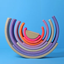 Afbeelding in Gallery-weergave laden, Grimm&#39;s houten regenboog neon pink roze- 15040
