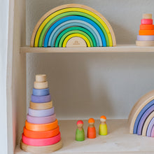 Afbeelding in Gallery-weergave laden, Grimm&#39;s houten regenboog neon groen - 15050
