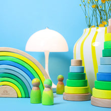 Afbeelding in Gallery-weergave laden, Grimm&#39;s houten regenboog neon groen - 15050
