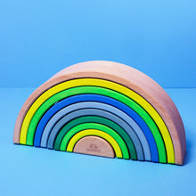 Afbeelding in Gallery-weergave laden, Grimm&#39;s houten regenboog neon groen - 15050
