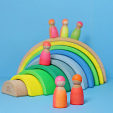 Afbeelding in Gallery-weergave laden, Grimm&#39;s houten regenboog neon groen - 15050
