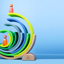 Afbeelding in Gallery-weergave laden, Grimm&#39;s houten regenboog neon groen - 15050
