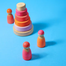 Afbeelding in Gallery-weergave laden, Grimm&#39;s houten neon vriendjes pink roze - 15060
