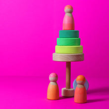 Afbeelding in Gallery-weergave laden, Grimm&#39;s houten neon vriendjes pink roze - 15060
