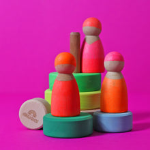 Afbeelding in Gallery-weergave laden, Grimm&#39;s houten neon vriendjes pink roze - 15060
