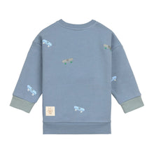 Afbeelding in Gallery-weergave laden, Lässig Kids Sweater GOTS Skateboard steel  blue - maat 98/104
