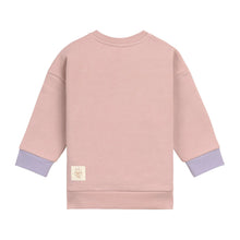 Afbeelding in Gallery-weergave laden, Lässig Kids Sweater GOTS Heart rose smoke - maat 110/116
