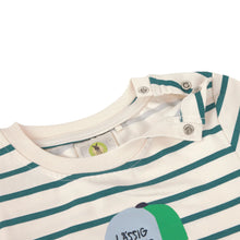 Afbeelding in Gallery-weergave laden, Lässig t-shirt jersey GOTS gestreepte hond - maat 62/68
