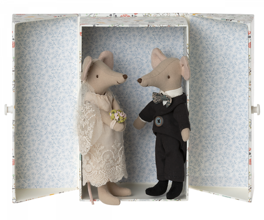 Maileg muizen bruidspaar - bruid & bruidegom - 17-3300-01