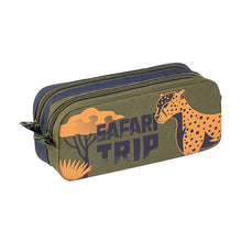 Afbeelding in Gallery-weergave laden, Viquel pennenzak 2 compartimenten - Safari Trip
