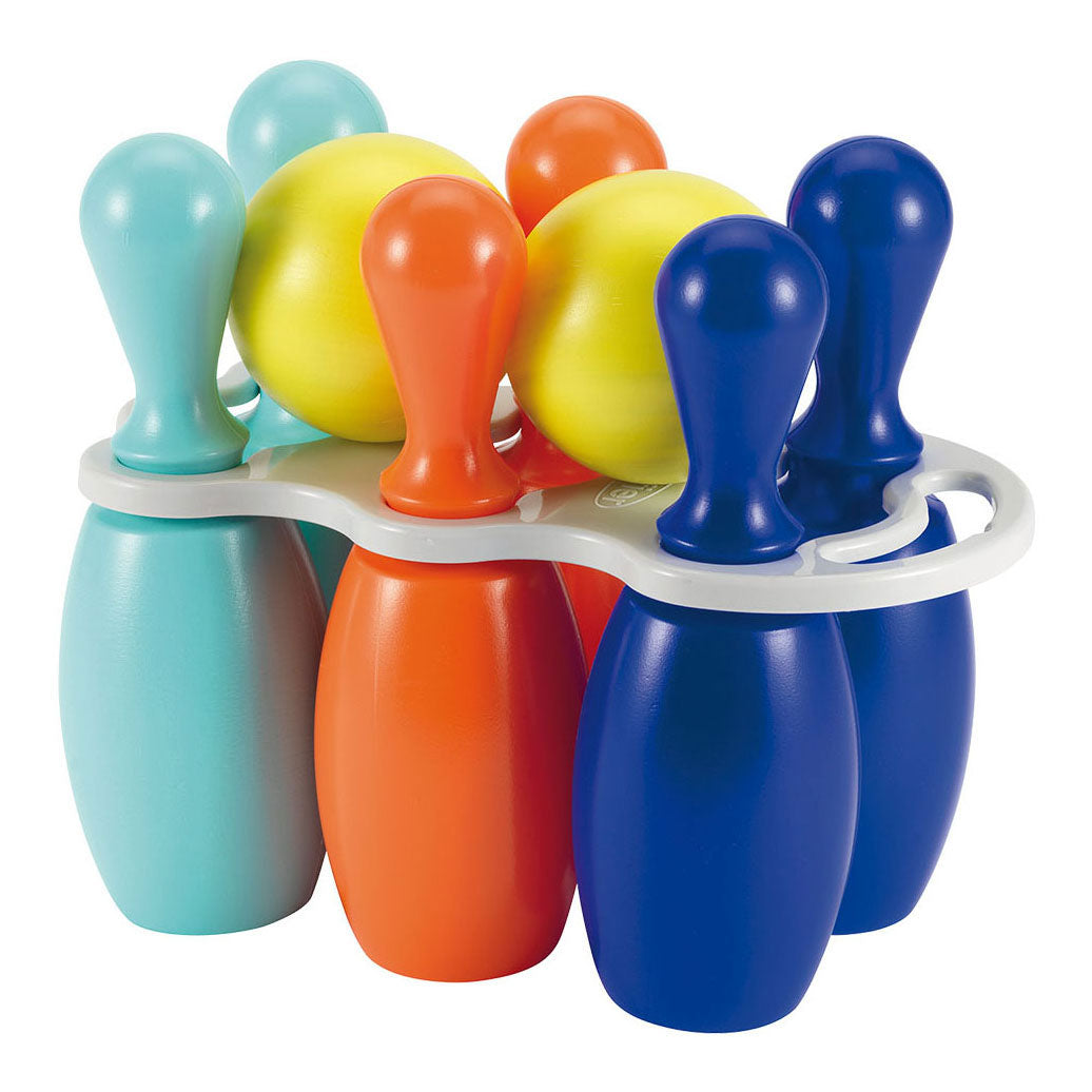 Ecoiffier bowlingset met 2 Ballen, 8-delige speelset