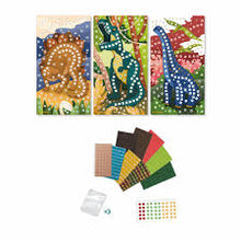 Afbeelding in Gallery-weergave laden, Sycomore Stick &amp; Fun 3 mozaïek borden - Dinosaurus
