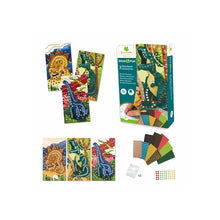 Afbeelding in Gallery-weergave laden, Sycomore Stick &amp; Fun 3 mozaïek borden - Dinosaurus
