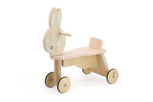 Afbeelding in Gallery-weergave laden, Trixie houten loopfiets met 4 wielen - Mrs. Rabbit
