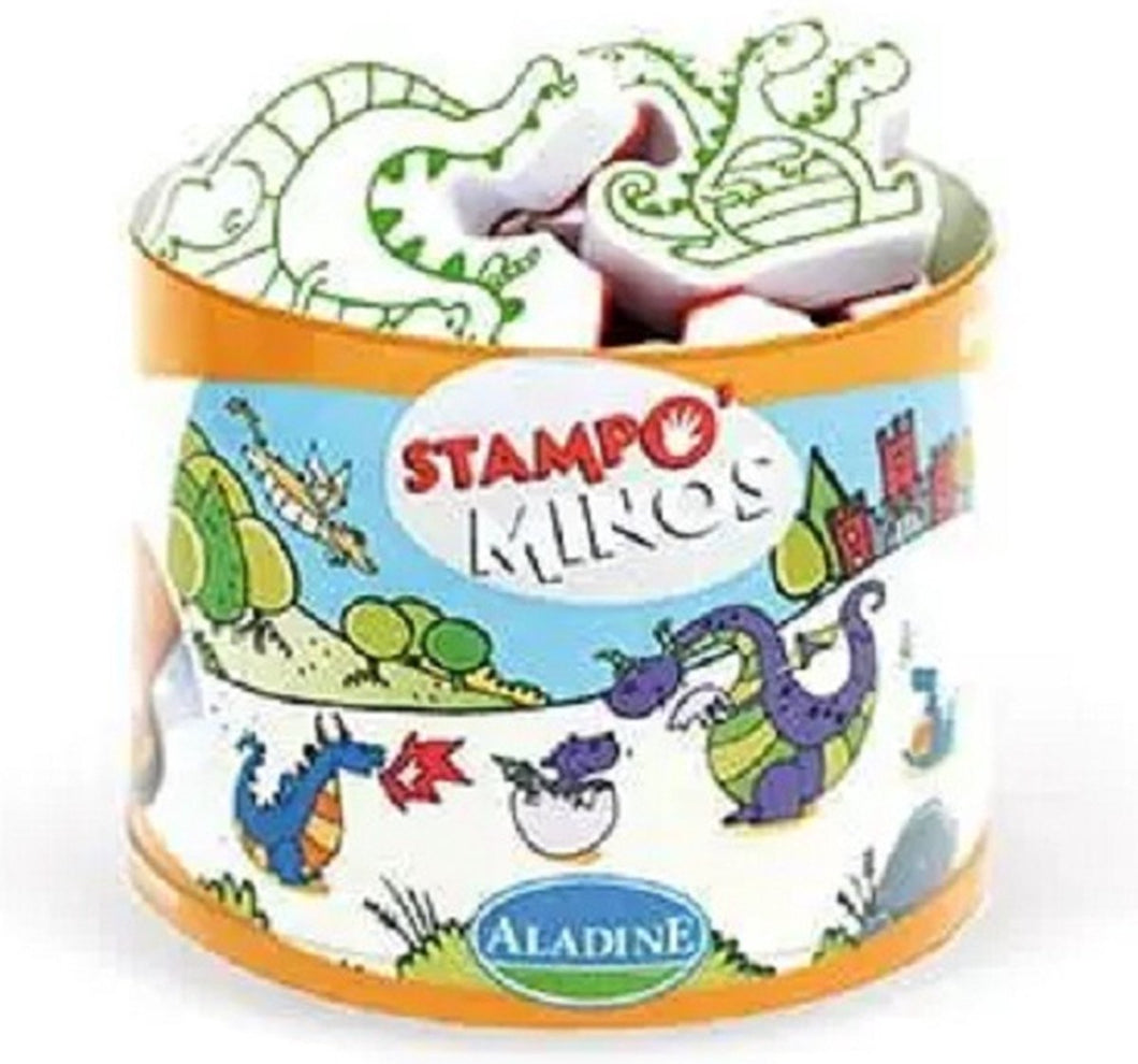 Aladine Stampo Minos stempelset draken - 85128