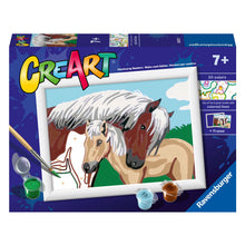 Afbeelding in Gallery-weergave laden, Ravensburger CreArt Schilderen op Nummer - Moeder en Veulen
