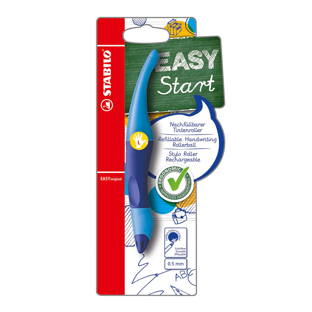 STABILO EASYoriginal - ergonomische rollerball pen blauw - linkshandig