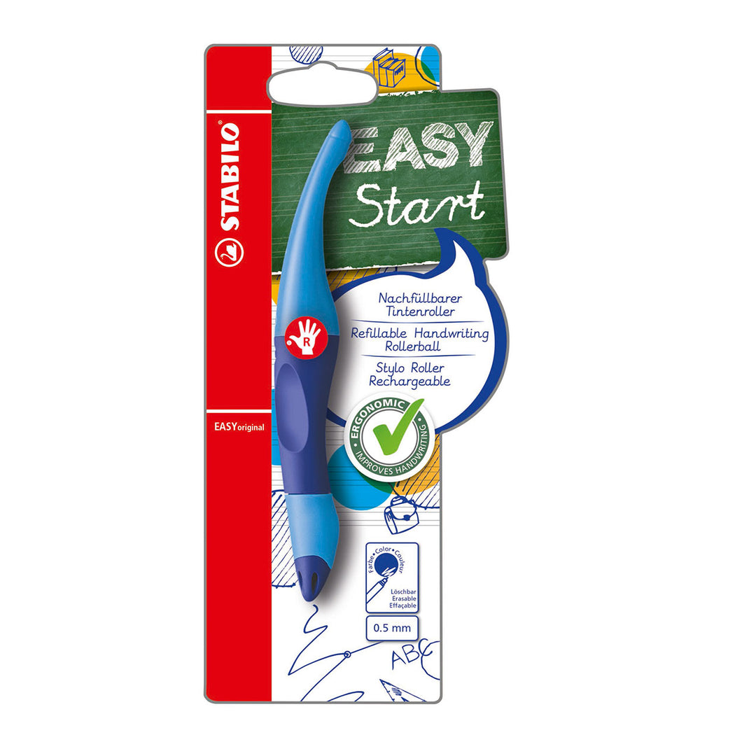 STABILO EASYoriginal - ergonomische rollerball pen blauw - rechtshandig