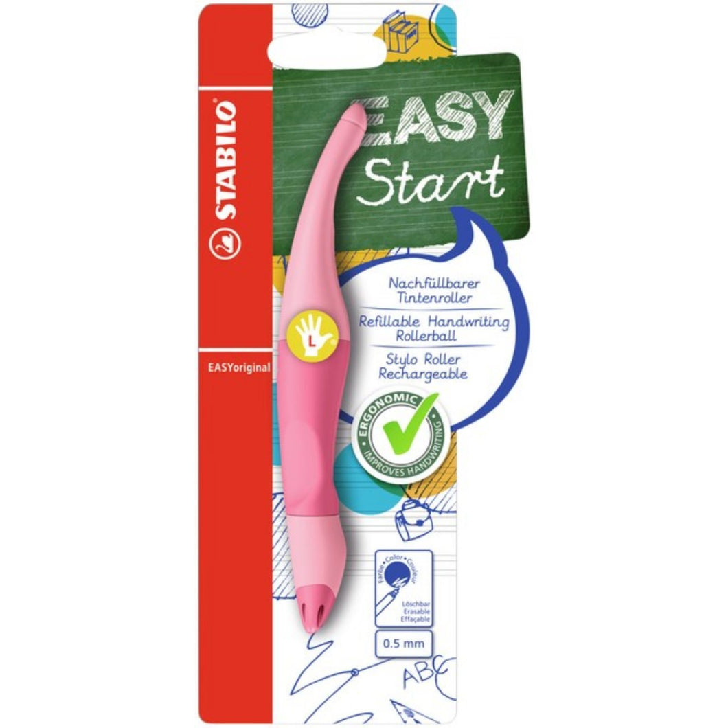 STABILO EASYoriginal - ergonomische rollerball - Linkshandig  / Pastel Poeder Roze