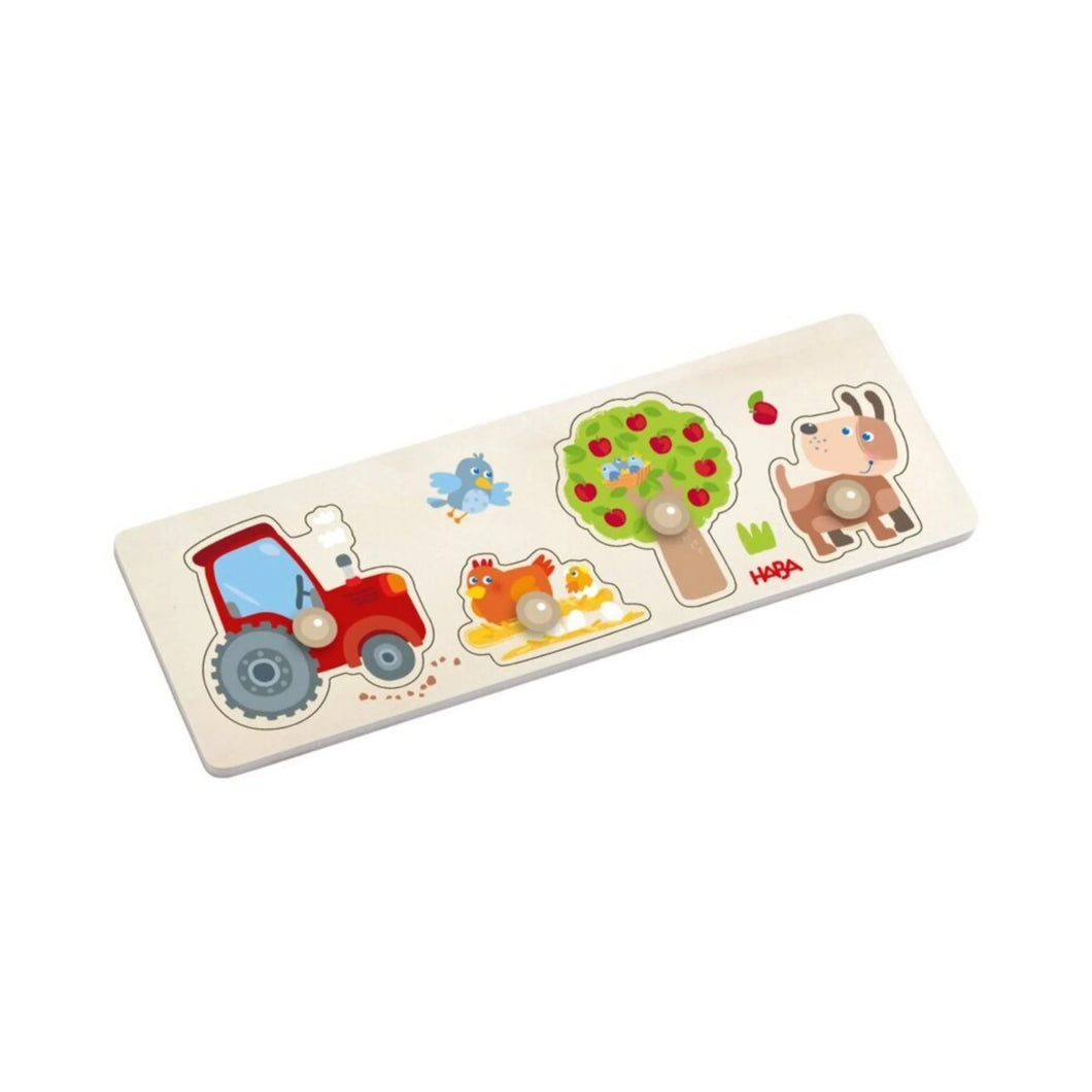Haba inlegpuzzel boerderij