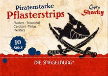 Afbeelding in Gallery-weergave laden, Spiegelburg Capt'n Sharky piraten set met 10 pleisters - 11711
