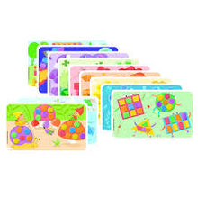 Afbeelding in Gallery-weergave laden, PlayMais kaarten versieren -  vormen &amp; kleuren, set 24 stuks
