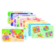 PlayMais kaarten versieren -  vormen & kleuren, set 24 stuks
