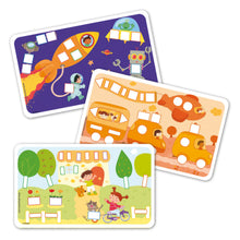 Afbeelding in Gallery-weergave laden, PlayMais kaarten versieren -  vormen &amp; kleuren, set 24 stuks
