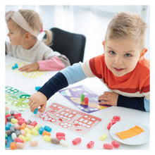 Afbeelding in Gallery-weergave laden, PlayMais kaarten versieren -  vormen &amp; kleuren, set 24 stuks
