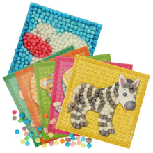 Afbeelding in Gallery-weergave laden, PlayMais mosaic kaarten versieren - Dierentuin
