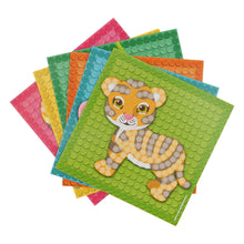 Afbeelding in Gallery-weergave laden, PlayMais mosaic kaarten versieren - Dierentuin
