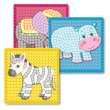 Afbeelding in Gallery-weergave laden, PlayMais mosaic kaarten versieren - Dierentuin
