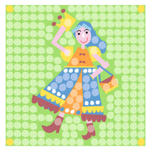 Afbeelding in Gallery-weergave laden, Playmais Mosaic - versier de prinsessen kaarten, set 6 stuks
